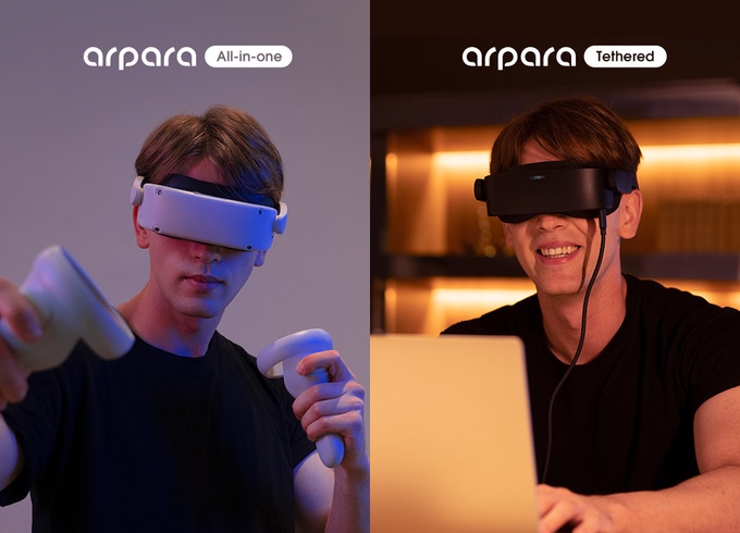 VR头显海外众筹-arpara™-全球首款5K Micro-OLED一体式VR头显