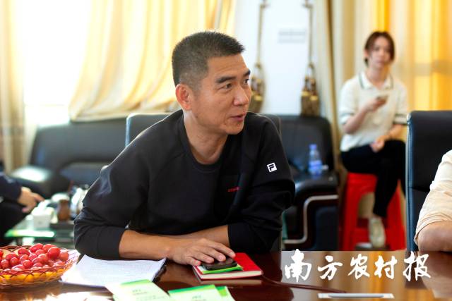 遂溪一亩田万禾农业科技有限公司总经理陈国伟。 