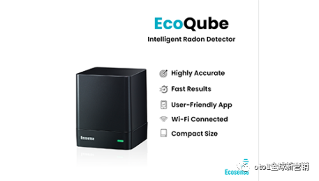 EcoQube ：智能氡探测器